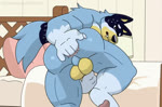 anal anal_fingering anal_masturbation anal_penetration anthro anthro_penetrated anus backsack balls barazoku bed bedding bedroom bent_over big_balls big_butt big_muscles bite biting_lip biting_own_lip butt claws clenched_teeth erection eyebrows fingering fingering_self fur furniture genitals hamstrings hand_on_butt humanoid_genitalia humanoid_penis inside looking_pleasured male male_penetrated masturbation muscular muscular_anthro muscular_male narrowed_eyes nude on_one_leg penetration penile penile_masturbation penis penis_grab perineum pillow self_bite solo standing stretched_anus teeth thick_thighs tuft huskero bluey_(series) bandit_heeler australian_cattle_dog canid canine canis cattledog domestic_dog herding_dog mammal pastoral_dog 2025 2d_animation animated frame_by_frame no_sound short_playtime webm