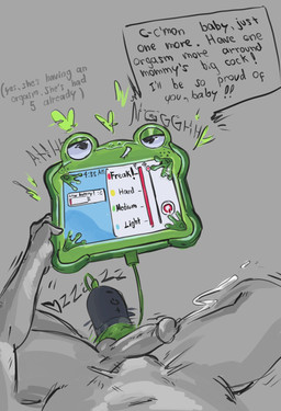 anal anal_penetration bodily_fluids buzzing cum dialogue first_person_view genital_fluids glitch gynomorph gynomorph/male gynomorph_penetrating gynomorph_penetrating_male heart_symbol intersex intersex/male intersex_penetrating intersex_penetrating_male low_battery male male_penetrated meter mommy_kink object_in_ass penetration receiving_pov sex sex_toy sex_toy_in_ass sex_toy_insertion tablet talking_to_viewer vibrator vibrator_in_ass fasstart lilypad_(toy_story) human mammal hi_res