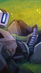 bodily_fluids cum genital_fluids genitals hand_on_penis machine male masturbation not_furry penis precum sitting solo unusual_bodily_fluids unusual_cum unusual_genital_fluids qwertydragon blizzard_entertainment overwatch bastion_(overwatch) humanoid omnic robot hi_res