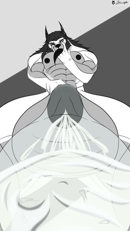 abs anthro balls barazoku biceps big_balls big_penis bone bones_in_condom bones_in_cum butt cock_vore condom duo fatal_vore filled_condom genitals huge_balls huge_penis humanoid_genitalia humanoid_penis hyper hyper_balls hyper_genitalia hyper_penis male male/male muscular muscular_anthro muscular_male nipples nude pecs penile penis sexual_barrier_device simple_background tail tongue tongue_out vore wearing_condom browncatfe liamwarlock_(browncatfe) hybrid 9:16 digital_media_(artwork) hi_res
