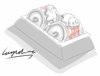 abuse ambiguous_feral ambiguous_gender animal_abuse blood bodily_fluids crying feral gore group imminent_death lying machine neonate on_front spinning tail tears trio young young_ambiguous young_feral carpdime fluffy_pony fluffy_pony_(species) mammal spot_color