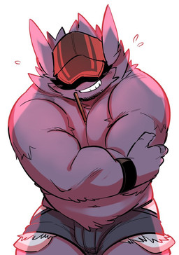 anthro biceps big_muscles blush bottomwear bracelet clothed clothing facial_hair food fur hat headgear headwear holding_arm jewelry male muscular muscular_anthro muscular_male pecs purple_body shorts simple_background smile solo topless white_background kokukokuboo nintendo pocky pokemon kokuhane_(character) generation_1_pokemon gengar ghost mammal pokemon_(species) spirit 2020 digital_media_(artwork)