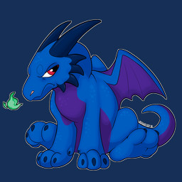 blue_body chibi fire grumpy horn membrane_(anatomy) membranous_wings paws red_eyes simple_background sitting tail transparent_background wings symrea mythology dragon mythological_creature mythological_scalie scalie 1:1 alpha_channel hi_res