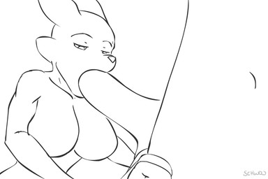 anthro balls big_breasts breasts deep_throat duo erection fellatio female female_penetrated genitals human_on_anthro interspecies male male/female male_penetrating male_penetrating_female oral oral_penetration penetration penile penis sex schwoo bandai_namco digimon canid canine digimon_(species) human mammal renamon 2014 3:2 animated animated_gif loop short_playtime