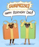 anthro birthday_gift birthday_gift_costume birthday_present_costume clothing costume duo gift male present_costume aar0njay canid canine canis domestic_dog mammal 5:6 hi_res