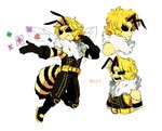 anthro crossgender male solo lui-ra billy_(lui-ra) arthropod bee hymenopteran insect