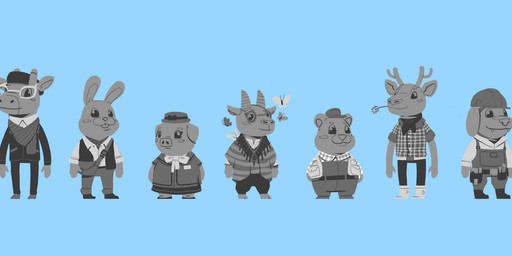 accessory ambiguous_feral ambiguous_gender anthro antlers apron armor belt black_bottomwear black_bow_tie black_clothing black_eyes black_necktie black_pants black_suit black_topwear black_vest blue_background bottomwear bow_tie buckteeth closed_smile clothed clothed_anthro clothed_female clothed_male clothing dress eyelashes eyewear eyewear_on_head fangs female female_anthro feral floppy_ears fully_clothed fully_clothed_anthro fully_clothed_female fully_clothed_male glasses goggles goggles_on_head grey_antlers grey_apron grey_bottomwear grey_clothing grey_helmet grey_nose grey_overalls grey_pants grey_scarf grey_suit group hachimaki handwear hard_hat headgear helmet horn larger_anthro larger_female larger_male long_ears lop_ears male male_anthro mitten_hands mittens mouth_closed name_tag necktie object_in_mouth ossicone overalls overweight overweight_anthro overweight_female overweight_male pants pattern_clothing pattern_necktie pattern_shirt pattern_topwear plaid plaid_clothing plaid_shirt plaid_topwear scarf screwdriver shirt shoulder_bag simple_background size_difference smaller_ambiguous smaller_anthro smaller_female smaller_feral smaller_male smile standing striped_necktie suit teeth tools topwear tusks utility_belt vest wheat wheat_in_mouth white_bow_tie white_clothing white_dress white_eyewear white_glasses white_handwear white_mittens luke_viljoen hokko_life aubrey_(hokko_life) benny_(hokko_life) derris_(hokko_life) moss_(hokko_life) oma_(hokko_life) arthropod bear bovid butterfly caprine deer domestic_cat domestic_pig elephant elephantid felid feline felis giraffe giraffid goat insect lagomorph lepidopteran leporid mammal proboscidean rabbit suid suine sus_(pig) 2023 absurd_res concept_art digital_drawing_(artwork) digital_media_(artwork) english_description flat_colors hi_res official_art