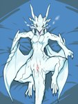 2014 4_toes after_sex anthro blush breasts censored claws cum dragon female green_eyes horn looking_at_viewer lying nude on_back pussy small_breasts solo spread_legs spreading steam toe_claws toes tongue tongue_out white_body white_dragon wings wkar
Rating: Explicit
Score: 15
User: Finchmaster
Date: February 10, 2014