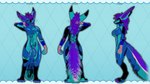 anthro female multiple_poses pose solo qallmeupnext2077 tokyo_spade_(rezuium) rezuium absurd_res hi_res