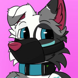 anthro bdsm blue_eyes collar floppy_ears male muzzle_(object) muzzled shock_collar solo foxyroxford gordiethecollie border_collie canid canine canis collie domestic_dog herding_dog mammal pastoral_dog sheepdog 1:1