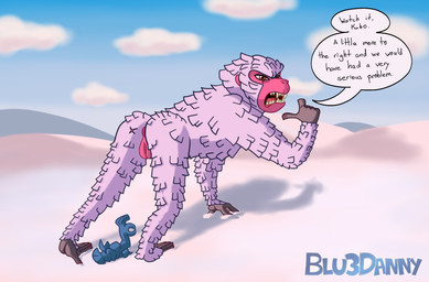 anthro anus butt fangs female genitals looking_back name_drop open_mouth scar snow solo speech_bubble teeth text tongue vulva blu3danny kubo_and_the_two_strings laika_studios monkey_(kubo_and_the_two_strings) haplorhine japanese_macaque macaque mammal monkey old_world_monkey primate 2016 english_text hi_res