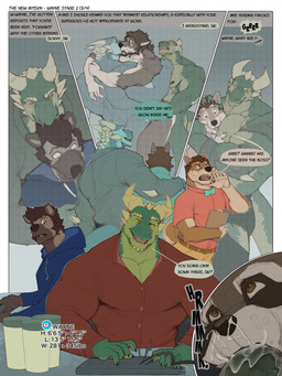 2_horns 5_fingers anthro anthro_on_anthro anthro_penetrated anthro_penetrating anthro_penetrating_anthro arm_spikes arms_around_neck arms_around_partner beard belt big_muscles big_penis biped black_body black_fur blue_body blue_bow_tie blue_clothing blue_hoodie blue_scales blue_topwear bodily_fluids border boss_and_employee bottle bottomwear bow_tie brown_belt brown_body brown_eyes brown_fur brown_hair chair claws clipboard clothed clothed_anthro clothed_male clothing collared_shirt container countershade_hands countershading cross-eyed cum cum_from_nose cum_in_mouth cum_in_nose cum_inside cup cutaway desk dialogue dress_shirt elbow_spikes eyebrow_spikes facial_hair facial_markings facial_spikes fellatio finger_claws fingers fully_clothed fully_clothed_anthro fully_clothed_male fur furniture genital_fluids genitals gloves_(marking) green_body green_bow_tie green_eyes green_scales grey_clothing grey_shirt grey_topwear group growth hair hand_on_head head_markings head_spikes head_spines heart_eyes heart_symbol hoodie horn humanoid_hands imperial_unit interspecies keyboard khaki_pants kissing larger_anthro larger_male looking_pleasured male male/male male_anthro male_penetrated male_penetrating male_penetrating_male markings mask_(marking) mature_male measurements muscle_size_difference muscular muscular_anthro muscular_male nipples nude nude_anthro nude_male number obliques on_chair oral pants pecs penetration penile penile_penetration penis penis_base penis_in_mouth red_clothing red_shirt red_topwear scales sex shirt sideburns simple_background sitting sitting_on_chair size_difference smaller_anthro smaller_male sound_effects speech_bubble spikes spikes_(anatomy) stated_height stated_weight table tail teal_clothing teal_shirt teal_topwear text tongue tongue_out topwear torn_bottomwear torn_clothing torn_pants torn_shirt torn_topwear typing unprofessional_behavior wardrobe_malfunction water_bottle white_border yellow_sclera oldshep european_mythology mythology gareth_(oldshep) george_(yuri)_kuznetsov kazu_(oldshep) wayne_(oldshep) canid canine canis domestic_dog dragon hyena mammal mythological_creature mythological_scalie procyonid raccoon scalie shiba_inu spitz western_dragon wingless_dragon wolf 2024 character_name comic english_text hi_res multiple_scenes brother_(lore) brothers_(lore) sibling_(lore)