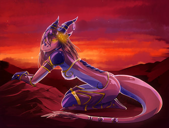 anthro bedroom_eyes biped breasts clothed clothing female female_anthro hair hanging_breasts horn jewelry kneeling looking_at_viewer narrowed_eyes nipples non-mammal_breasts non-mammal_nipples partially_clothed plantigrade pose seductive seiza side_view sitting solo sunset tail hazelmere blizzard_entertainment mythology warcraft alexstrasza dragon mythological_creature mythological_scalie scalie 2018 digital_media_(artwork) digital_painting_(artwork) full-length_portrait painting_(artwork) portrait red_theme shaded simple_shading warm_colors