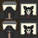 anthro anus bodily_fluids bone breasts cum cum_on_body doggystyle duo ears_up ejaculation electronics female from_behind_position genital_fluids looking_at_viewer male male/female monitor non-euclidean_sex portal portal_sex sex skull skull_head teeth television thinking_with_portals tongue tongue_out fenton-blitzgerald john-rook scp_foundation mal0 scp-1471-a human mammal 1:1 animated digital_media_(artwork) loop pixel_(artwork) pixel_animation short_playtime