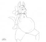 belly big_belly female fetal_movement genitals nude pregnant pregnant_female pussy simple_background sitting solo tongue tongue_out white_background longlevy nintendo pokemon shugowah_(character) canid canine generation_4_pokemon lucario mammal pokemon_(species) 2018 digital_media_(artwork) hi_res monochrome signature sketch nonbinary_(lore)