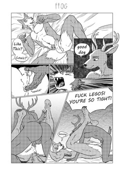 anal anal_fingering anal_penetration anthro anthro_on_anthro anthro_penetrated anthro_penetrating anthro_penetrating_anthro antlers anus armpit_hair balls bareback bed body_hair butt dialogue duo erection fingering fingering_partner foreskin from_front_position furniture genitals horn humanoid_genitalia humanoid_penis lying male male/male male_penetrated male_penetrating male_penetrating_male missionary_position navel nude on_back on_bed open_mouth penetration penis perineum profanity pubes scar sex smile spread_legs spreading tail tail_motion tailwag text ffog beastars legoshi_(beastars) louis_(beastars) canid canine canis cervine deer mammal red_deer wolf 2020 absurd_res comic english_text greyscale hi_res monochrome