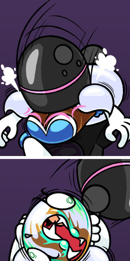 anthro big_breasts breasts clothed clothing disfiguration dryer female gloves goo_body goo_transformation green_eyes hair hair_dryer handwear lips lipstick long_hair looking_up makeup salon solo steam thick_lips transformation what frostlock sega sonic_the_hedgehog_(series) blush_the_bat bat mammal hi_res