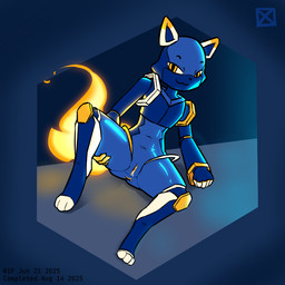 anthro backlighting bedroom_eyes bodily_fluids female genital_fluids glistening glistening_body glowing glowing_tail knee_pads light machine mascot narrowed_eyes presenting seductive segmented_body simple_background smug solo tail vaginal_fluids e-rar403 e621 esix domestic_cat felid feline felis mammal robot robot_anthro 1:1 lighting