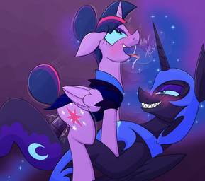 ahegao animal_genitalia animal_penis armor blush clothing cowgirl_position cutie_mark dominant dominant_gynomorph dominant_intersex duo equine_genitalia equine_penis erection evil_face evil_grin female feral flared_penis from_front_position genitals gynomorph hair hair_bun headgear helmet horn intersex intersex/female looking_pleasured medial_ring mind_control on_bottom on_top open_mouth penetration penile penile_penetration penis peytral quadruped sex smile tail_bun vaginal vaginal_penetration villain_dominating_hero villainess villains_win vulva wings moonatik friendship_is_magic hasbro my_little_pony mythology nightmare_moon_(mlp) twilight_sparkle_(mlp) equid equine mammal mythological_creature mythological_equine winged_unicorn absurd_res digital_drawing_(artwork) digital_media_(artwork) hi_res