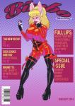 anthro biped boots breasts bulge clothing collar footwear gloves grin gynomorph handwear high_heels intersex latex legwear lipstick makeup nipples photo shoes skinsuit smile solo thigh_boots thigh_highs tight_clothing cplk lagomorph leporid mammal rabbit 2013 cover hi_res magazine_cover