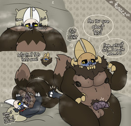 age_difference aged_up anal anthro anus balls beard belly blush bodily_fluids bone broken_horn brown_body butt butt_sniffing claws collar duo erection facesitting facial_hair genitals grey_body horn knot larger_male larger_on_top larger_rimmed male male/male mature_male moobs musk musky_butt nipples nude older_male on_top oral overweight penis penis_fluid presenting presenting_hindquarters pubes puffy_anus purple_anus purple_penis rimming rimming_male saliva sex sitting sitting_on_another size_difference skull skull_head smaller_male sniffing speech_bubble sweat tail text yellow_eyes younger_male kurozz disney the_owl_house king_clawthorne papa_titan_(the_owl_house) demon titan_(the_owl_house) absurd_res hi_res father_(lore) father_and_child_(lore) father_and_son_(lore) incest_(lore) parent_(lore) parent_and_child_(lore) parent_and_son_(lore) son_(lore)