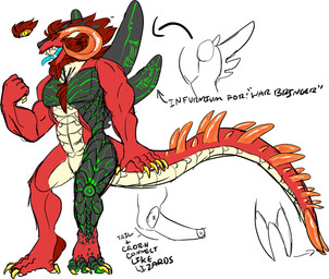 anthro corruption drakshaw female male male/female solo unknown_artist mythology dragon mythological_creature mythological_scalie scalie hi_res