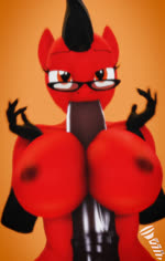 animal_genitalia animal_penis anthro autofellatio autotitfuck big_breasts big_penis black_hair breast_play breasts equine_genitalia equine_penis eyewear genitals glasses hair herm huge_penis hyper hyper_genitalia hyper_penis intersex masturbation mohawk nipples oral oral_masturbation oral_penetration penetration penile penile_masturbation penile_penetration penis penis_in_mouth red_body solo screwingwithsfm hasbro my_little_pony fan_character mistress_mercy mistress_mercy_(fightinlove) earth_pony equid equine horse mammal pony 3d_(artwork) 3d_animation animated digital_media_(artwork) hi_res loop no_sound short_playtime source_filmmaker_(artwork) webm