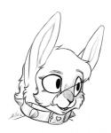 anthro collar female fur hair hair_over_eye long_ears one_eye_obstructed open_mouth smile solo spikes teeth text nilla_(artist) vanilla_(nilla) lagomorph leporid mammal rabbit 2016 digital_media_(artwork)