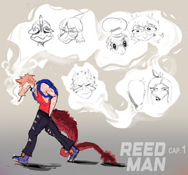 abstract_background anthro backpack bottomwear cigarette cigarette_in_mouth clothing denim denim_bottomwear denim_clothing electronics feathered_tail feathers footwear hair hand_in_pocket headphones headphones_around_neck jeans long_tail male multicolored_body multicolored_scales object_in_mouth orange_body orange_hair orange_scales pants pink_body pink_scales pockets red_body red_clothing red_feathers red_shirt red_tail red_tank_top red_topwear scales shirt shoes short_hair smoking sneakers snout solo striped_body striped_scales stripes tail tank_top topwear torn_bottomwear torn_clothing torn_jeans torn_pants two_tone_body two_tone_scales walking rsmania5 cavemanon_studios goodbye_volcano_high ko_op_(game_developer) snoot_game anon_(snoot_game) fang_(gvh) naomi_(gvh) naser_(gvh) reed_(gvh) rosa_(gvh) sage_(gvh) trish_(gvh) dinosaur dromaeosaurid feathered_dinosaur feathered_scalie prehistoric_species reptile saurischian scalie theropod velociraptor 2024 absurd_res digital_drawing_(artwork) digital_media_(artwork) hi_res