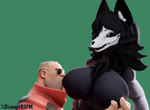 anthro big_breasts black_hair bone breast_play breast_suck breastfeeding breasts clothed clothing duo eyewear female hair male male/female nipple_fetish nipple_pinch nipple_play nipples nude pinch size_difference skull skull_head sucking sunglasses disamit scp_foundation team_fortress_2 valve scp-1471 scp-1471-a scp-1471-a_(da.nilkaz) soldier_(team_fortress_2) canid canine human malo mammal skull_dog 3d_(artwork) 3d_animation animated digital_media_(artwork) no_sound short_playtime webm