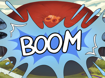 belly belly_expansion big_belly bursting expansion fur huge_belly hyper hyper_belly immobile inflation liquid_inflation motion_lines onomatopoeia plant popping purple_hose red_body red_fur sound_effects spherical_inflation text tree water_inflation white_fence osmi theaveryunit ailurid mammal red_panda 2024 hi_res
