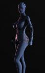 gynomorph intersex solo asenak_(artist) bioware electronic_arts mass_effect mesana_(character) alien alien_humanoid asari humanoid 3d_(artwork) absurd_res digital_media_(artwork) hi_res