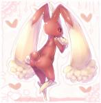 <3 big_butt butt female lagomorph lopunny mammal nintendo pokémon rabbit video_games yellow_eyes 直斗
Rating: Safe
Score: 4
User: Juni221
Date: February 11, 2014
