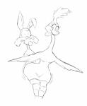 anthro beak big_breasts big_butt breasts butt crossgender curvy_figure duo feet female huge_butt looking_at_viewer non-mammal_breasts on_one_leg open_beak open_mouth outside side_boob small_waist standing talons text thick_thighs toes tongue voluptuous crazykat looney_tunes warner_brothers road_runner_(looney_tunes) wile_e._coyote avian bird canid canine canis coyote cuculiform greater_roadrunner mammal new_world_ground_cuckoo roadrunner 2019 absurd_res digital_drawing_(artwork) digital_media_(artwork) english_text hi_res monochrome signature