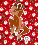 anthro genitals glowing glowing_genitalia glowing_penis holidays hooves male nervous nervous_smile penis pose solo toony wrapping_paper doodledoggy christmas rudolph_the_red-nosed_reindeer:_the_movie rudolph_the_red-nosed_reindeer santa_claus deer mammal new_world_deer reindeer 2022 5:6 absurd_res clip_studio_paint_(artwork) digital_media_(artwork) hi_res huge_filesize pinup