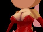 anthro big_breasts breasts cleavage clothed clothing female gloves handwear jiggling latex solo nibhaaz ambiguous_species 3d_(artwork) 3d_animation 4:3 animated digital_media_(artwork) low_res short_playtime