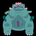 female feral genitals intimidation plant pussy solo standing_over pokefancompletionist nintendo pokemon elemental_creature flora_fauna generation_6_pokemon mega_evolution mega_venusaur pokemon_(species) 1:1 absurd_res alpha_channel hi_res