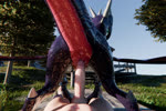 balls bestiality big_balls big_penis day duo female female_feral female_on_human female_on_top female_penetrated feral feral_penetrated first_person_view genitals human_on_feral human_penetrating human_penetrating_female human_penetrating_feral human_pov interspecies looking_at_viewer looking_back looking_back_at_viewer male male/female male_on_feral male_penetrating male_penetrating_female male_pov on_bottom on_top outside penetration penile penile_penetration penis penis_in_pussy pussy reverse_cowgirl_position sex tail vaginal vaginal_penetration wings nach grimm_(modeler) activision mythology spyro_the_dragon cynder dragon human mammal mythological_creature mythological_scalie scalie 3d_(artwork) 3d_animation animated digital_media_(artwork) hi_res huge_filesize no_sound webm