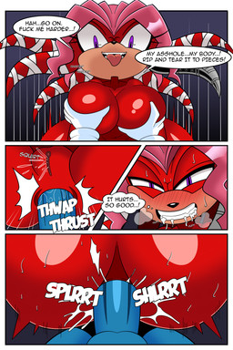 anal anal_penetration anthro aroused balls big_breasts big_butt big_penis blush bodily_fluids breast_grab breasts breath butt clenched_teeth cum cum_in_ass cum_inside cybernetics duo ejaculation evil_grin fangs female foaming_at_mouth genital_fluids genitals hand_on_breast harder humanoid_genitalia humanoid_penis machine male male/female masochism moan motion_lines narrowed_eyes penetration penile penile_penetration penis penis_in_ass power_bottom rough_anal rough_sex sex smile sound_effects speech_bubble spread_legs spreading sweat sweatdrop teeth thick_thighs thought_bubble tongue tongue_out vaginal_fluids vaginal_squirting mobian_monster archie_comics sega sonic_the_hedgehog_(archie) sonic_the_hedgehog_(comics) sonic_the_hedgehog_(series) lien-da sonic_the_hedgehog cyborg echidna eulipotyphlan hedgehog mammal monotreme 2:3 absurd_res comic hi_res