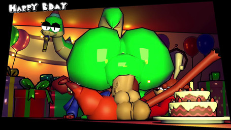 anal anal_penetration anthro antlers armless balloon balls balls_touching big_balls big_butt big_penis birthday birthday_cake birthday_sex black_eyes black_nose blue_clothing blue_hoodie blue_topwear bottomless box brown_body brown_fur brown_hair butt cake candle clothed clothing container dessert double_anal double_penetration eyelashes fangs female female_penetrated food fur genitals gift gift_box gift_wrapped green_body green_scales green_tail group hair half-closed_eyes happy_birthday hat headgear headwear hoodie horn huge_balls huge_butt huge_penis inflatable inside legs_up long_neck looking_back looking_pleasured male male/female male_penetrating male_penetrating_female multicolored_body multicolored_fur multicolored_scales narrowed_eyes on_bottom on_top orange_body orange_fur orange_hair partially_clothed party party_hat party_horn penetration penile penile_penetration penis penis_in_ass rear_view red_clothing red_hoodie red_topwear reverse_cowgirl_position scales sex sharp_teeth tail tan_antlers tan_body tan_fur teeth text thick_thighs tongue topwear trio two_tone_body two_tone_scales two_tone_tail vein veiny_penis yellow_body yellow_nose yellow_scales yellow_tail superiorfox cain_(superiorfox) lucy_swallows soups_(superiorfox) canid canine canis deer fox mammal red_fox reptile scalie snake true_fox 16:9 2025 3d_(artwork) 3d_animation animated digital_media_(artwork) english_text loop no_sound short_playtime webm widescreen