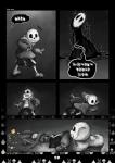 2016 animated_skeleton bone c-puff clothed clothing comic english_text hi_res humanoid male sans_(undertale) skeleton speech_bubble teeth text undead undertale undertale_(series)