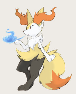 3_fingers 3_toes :o ambiguous_anthro ambiguous_gender anthro arm_tuft biped black_body black_fur black_nose blue_fire breath_powers cheek_tuft chest_tuft colored_fire digitigrade dipstick_tail elemental_manipulation facial_tuft feet fingers fire fire_breathing fire_manipulation flat_chested fluffy fluffy_tail fur hip_tuft inner_ear_fluff markings multicolored_body multicolored_fur nude_ambiguous nude_anthro open_mouth orange_body orange_eyes orange_fur orange_inner_ear_fluff orange_tail_tip pointy_ears prick_ears shoulder_tuft side_view simple_background solo standing tail tail_markings toes tuft two_tone_tail white_background white_body white_fur yellow_body yellow_fur yellow_tail ska_siyu nintendo pokemon braixen canid generation_6_pokemon mammal pokemon_(species) 2018 colored colored_sketch digital_drawing_(artwork) digital_media_(artwork) flat_colors full-length_portrait hi_res portrait sketch