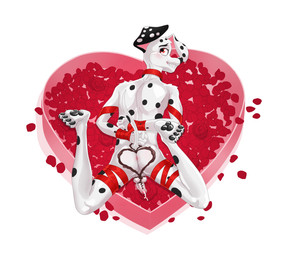 aged_up anthro anthrofied anus backsack balls blush bodily_fluids bound bow_ribbon butt candy chocolate chocolate_on_body chocolate_on_butt chocolate_on_penis cum cum_string cumshot dessert ejaculation feet fingers flower food foreskin fur genital_fluids genitals gift_bow gift_wrapped half-erect hands_behind_back hands_tied hands_tied_behind_back heart_box heart_symbol holidays humanoid_genitalia humanoid_penis looking_at_viewer looking_back lying male nude on_front partially_retracted_foreskin pawpads penis penis_backwards petals plant raised_foot ribbons rose_(flower) rose_petals simple_background smile solo spots spread_legs spreading tail teeth toes dal101strefan 101_dalmatian_street 101_dalmatians disney valentine's_day dylan_(101_dalmatians) canid canine canis dalmatian domestic_dog mammal digital_media_(artwork) hi_res