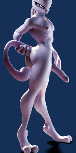 anthro big_penis bodily_fluids butt clothing duo genitals gloves handwear huge_penis legwear looking_at_viewer male muscular muscular_male nude penis purple_eyes raised_tail solo standing stockings sweat sweatdrop tail white_body vermilionrenderworks zebjo_(modeler) nintendo pokemon mewtowo_(shadman) generation_1_pokemon legendary_pokemon mewtwo pokemon_(species) 3d_(artwork) absurd_res blender_(artwork) blender_cycles_(artwork) digital_media_(artwork) hi_res