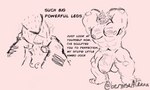 anthro anthro_on_anthro armpit_hair balls belly biceps big_penis bodily_fluids body_hair bulge chest_hair clothing cum dialogue duo foreskin genital_fluids genitals growth hairy himbofication horn huge_penis hyper hyper_genitalia hyper_penis male male/male muscle_growth musclegut muscular muscular_male nipples obese overweight overweight_male pecs penis precum pubes solo_focus text underwear bernesealexxx mammal himbo 5:3 english_text hi_res sequence