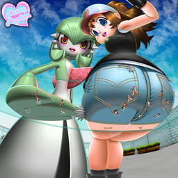 big_butt blue_eyes bottomwear butt clothing crush crushed_micros denim denim_bottomwear denim_clothing denim_shorts dominant dominant_female erection female group jeans larger_human macro male male/female massacre masturbation micro nude_human nude_male pants shorts size_difference smaller_human aurumargelium nintendo pokemon hilda_(pokemon) gardevoir generation_3_pokemon human humanoid mammal pokemon_(species) 1:1 absurd_res hi_res