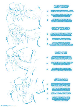 4_fingers ambiguous_fluids anthro anthro_on_anthro aroused ball_fondling balls big_balls big_dom_small_sub big_penis biped black_eyebrows blue_text blush bodily_fluids chart claws clothed clothing cum cum_drip cum_from_nose cum_in_mouth cum_in_nose cum_inside cum_on_face cum_on_hand cum_on_penis cum_on_tongue cum_string cumshot cumshot_in_mouth deep_throat description dominant dominant_male drinking drinking_cum dripping duo ejaculation erection eyebrows eyes_closed faceless_anthro faceless_character faceless_male facial_markings fangs fellatio fingers floppy_ears fondling foreskin fur fur_tuft genital_fluids genitals hair half-closed_eyes hand_on_balls hand_on_head hand_on_penis head_grab head_markings hoodie huge_balls huge_penis humanoid_genitalia humanoid_penis larger_anthro larger_male male male/male male_penetrated male_penetrating male_penetrating_male markings messy motion_lines musk narrowed_eyes navel neck_bulge nude one_eye_closed open_mouth oral oral_fixation oral_penetration orgasm partially_retracted_foreskin penetration penile penis pubes saggy_balls saliva sex short_hair shy side_view simple_background size_difference smaller_anthro smaller_male smile solo_focus spots spotted_body spotted_fur standing submissive submissive_male sweat teeth text three-quarter_view throbbing throbbing_penis tongue tongue_out topwear tuft vein veiny_penis wet white_background white_text redrusker sea_salt ambiguous_species canid canine canis dalmatian domestic_dog mammal 2020 absurd_res blue_and_white bust_portrait comic digital_drawing_(artwork) digital_media_(artwork) english_text hi_res line_art monochrome multiple_scenes portrait signature sketch unfinished watermark