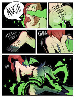 anthro breasts corruption female fur nude open_mouth penetration possession solo tentacles transformation transformation_through_sex vaginal vaginal_penetration tharakaos baphomet_(deity) bovid caprine caprine_demon deity demon goat goat_demon human mammal comic