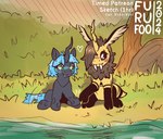 antennae_(anatomy) arthropod arthropod_abdomen bee blush changeling changeling_anon_filly cloven_hooves couple_(disambiguation) fangs filly_anon friendship_is_magic furufoo hasbro holding_hooves hooves horn hybrid hymenopteran insect invalid_tag lepidopteran long_fangs moth my_little_pony neck_tuft tail tail_motion tailwag teeth tuft undercut young