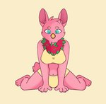 anthro beak blinking bottomwear clothing female fur midriff multicolored_tuft navel pink_body pink_fur shirt shorts sitting solo tail tail_motion tailwag tank_top topwear tuft nyacromancyy zackareeaboo fianxi_kushin avian birbit bird corvid corvus_(genus) crow hybrid lagomorph leporid mammal oscine passerine rabbit absurd_res animated hi_res short_playtime